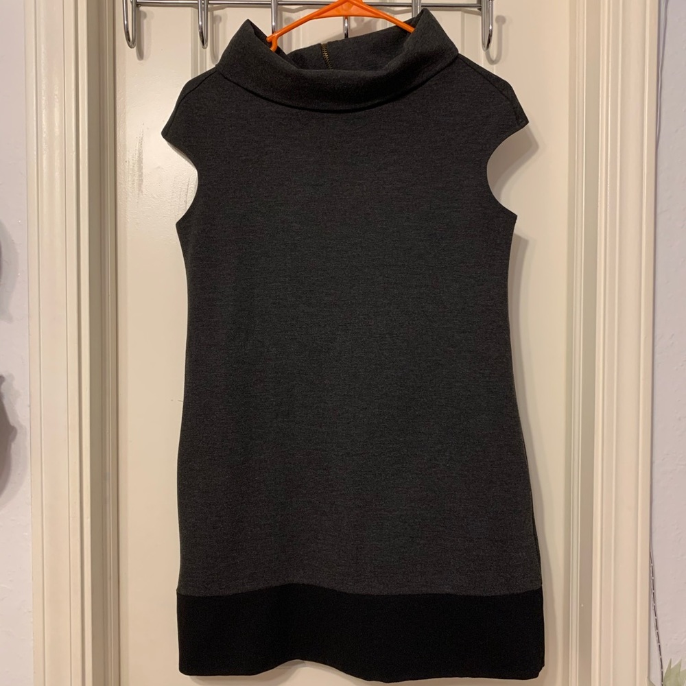 Turtleneck mini dress